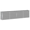 Jardinera vidaxx gris claro 160 x 40 x 75 cm acero