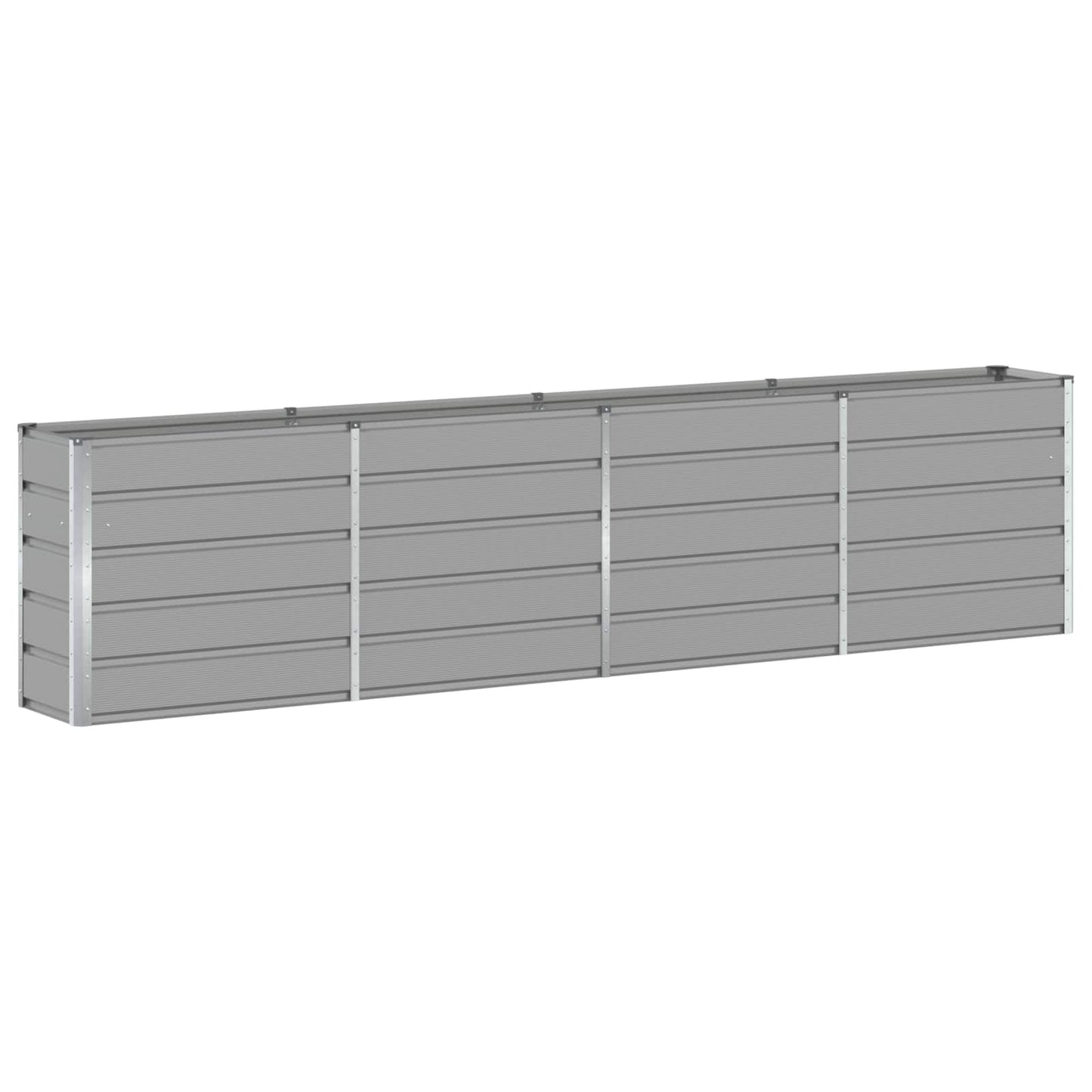 Jardinera vidaxx gris claro 160 x 40 x 75 cm acero