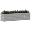 Jardinera vidaxx gris claro 240 x 80 x 75 cm acero