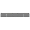 Jardinera vidaxx gris claro 400 x 80 x 45 cm acero