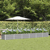 Vidaxl plantenbak lichtgrijs 480 x 80 x 45 cm staal