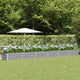 Jardinera vidaxx gris claro 600 x 80 x 45 cm acero