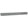 Jardinera vidaxx gris claro 600 x 80 x 45 cm acero