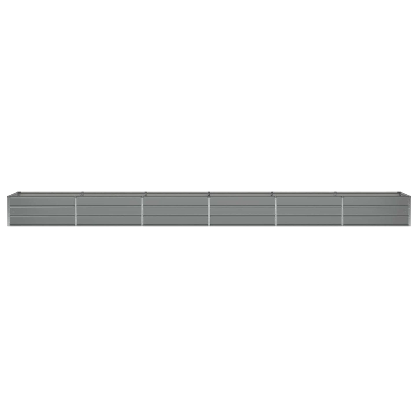 Jardinera vidaxx gris claro 600 x 80 x 45 cm acero