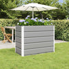Jardinera vidaxx gris claro 480 x 50 x 45 cm acero galvanizado