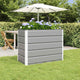 Jardinera vidaxx gris claro 480 x 50 x 45 cm acero galvanizado