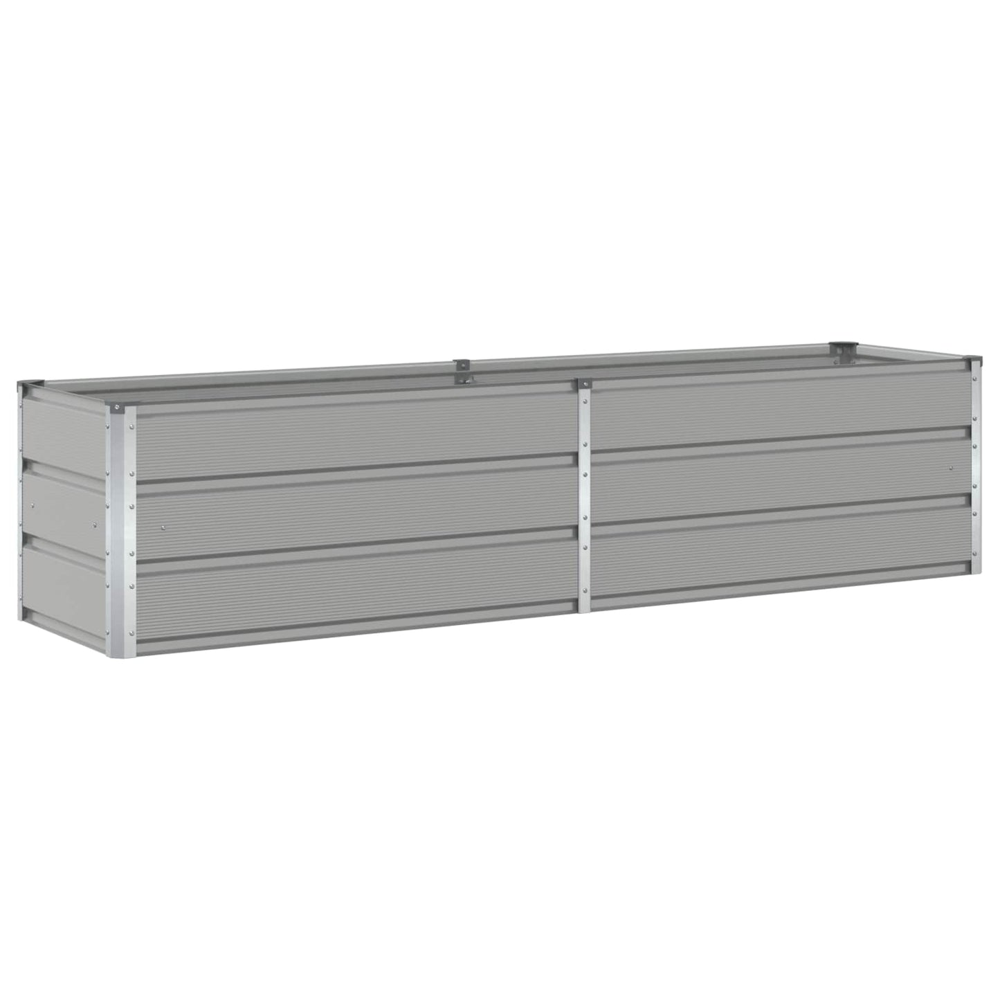 Vidaxl plantenbak lichtgrijs 480 x 50 x 45 cm gegalvaniseerd staal
