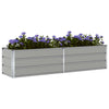 Vidaxl plantenbak lichtgrijs 480 x 50 x 45 cm gegalvaniseerd staal