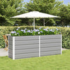 Jardinera vidaxx gris claro 480 x 50 x 45 cm acero galvanizado