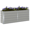 Jardinera vidaxx gris claro 480 x 50 x 45 cm acero galvanizado