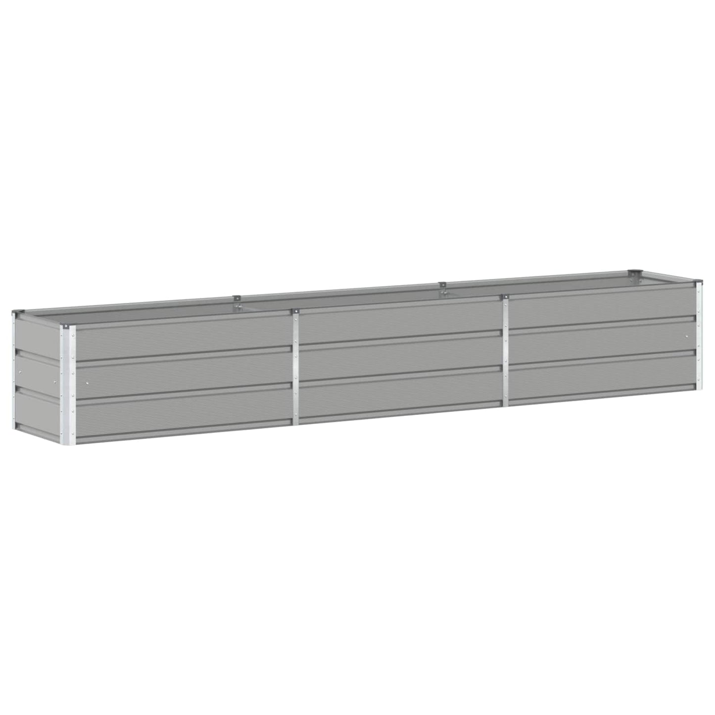 Jardinera vidaxx gris claro 480 x 50 x 45 cm acero galvanizado