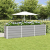 Jardinera vidaxx gris claro 480 x 50 x 45 cm acero galvanizado