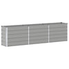 Jardinera vidaxx gris claro 480 x 50 x 45 cm acero galvanizado