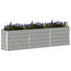 Jardinera vidaxx gris claro 480 x 50 x 45 cm acero galvanizado