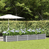 Jardinera vidaxx gris claro 480 x 50 x 45 cm acero galvanizado