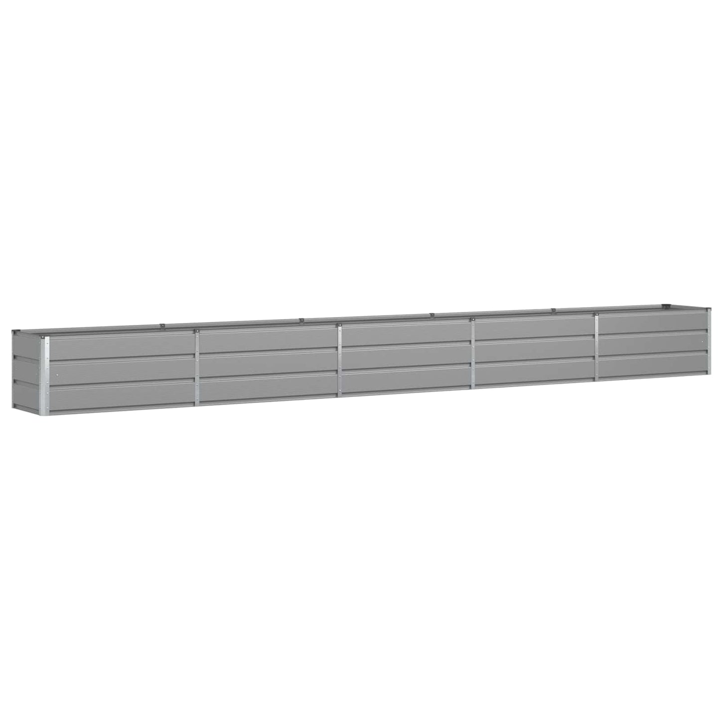 Vidaxl plantenbak lichtgrijs 480 x 50 x 45 cm gegalvaniseerd staal