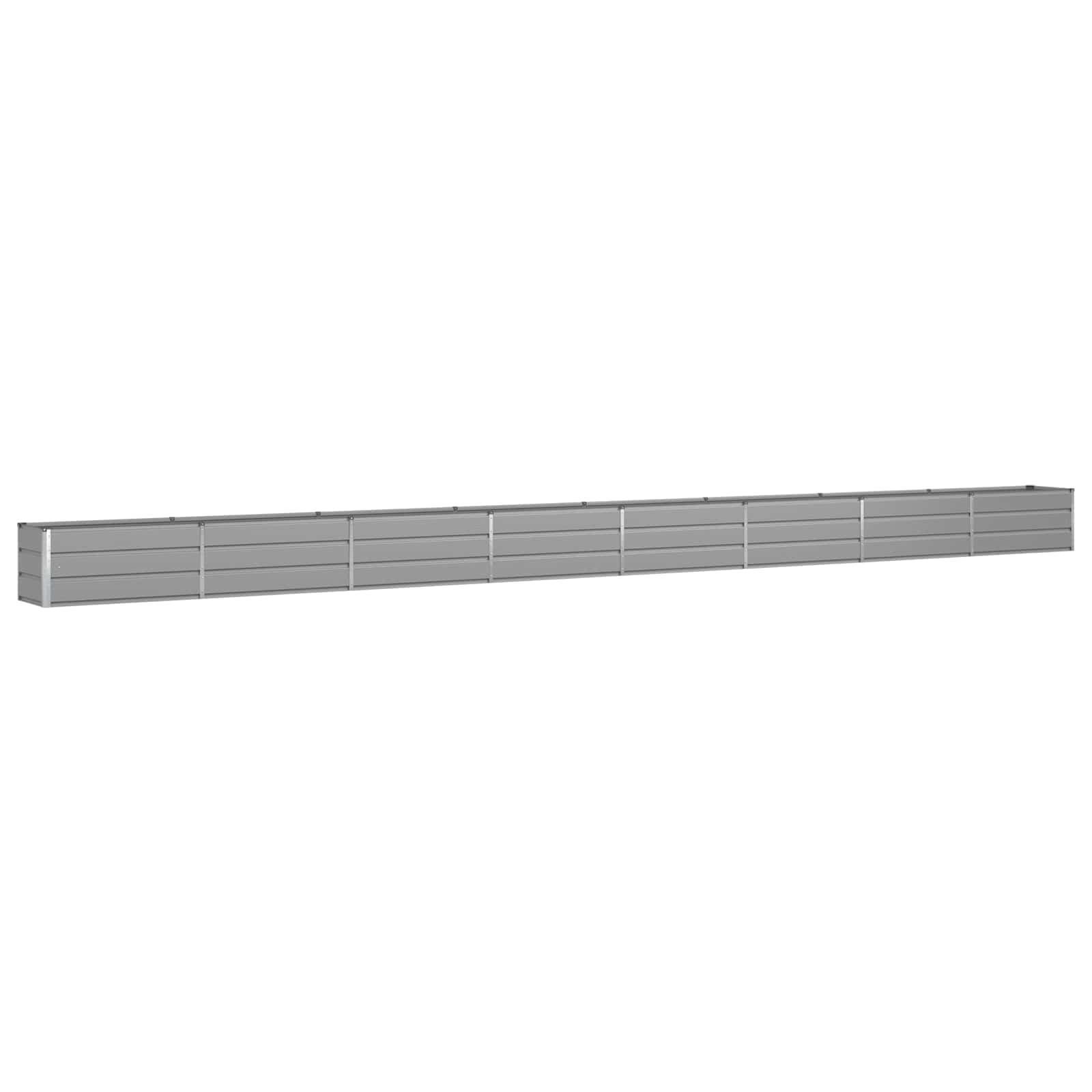 Vidaxl plantenbak lichtgrijs 480 x 50 x 45 cm gegalvaniseerd staal