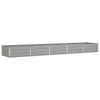 Jardinera vidaxl gris claro 195 x 100 x 45 cm acero galvanizado