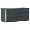 Vidaxl plantenbak antraciet 100 x 40 x 45 cm staal