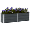 Vidaxl plantenbak antraciet 160 x 40 x 45 cm staal