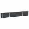 Vidaxl plantenbak antraciet 320 x 40 x 45 cm staal