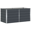 Vidaxl plantenbak antraciet 160 x 80 x 75 cm staal