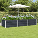 Fioriera Vidaxx antracite 240 x 80 x 45 cm in acciaio