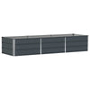 Fioriera Vidaxx antracite 240 x 80 x 45 cm in acciaio