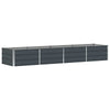 Jardinera vidaxx antracita 320 x 80 x 45 cm acero