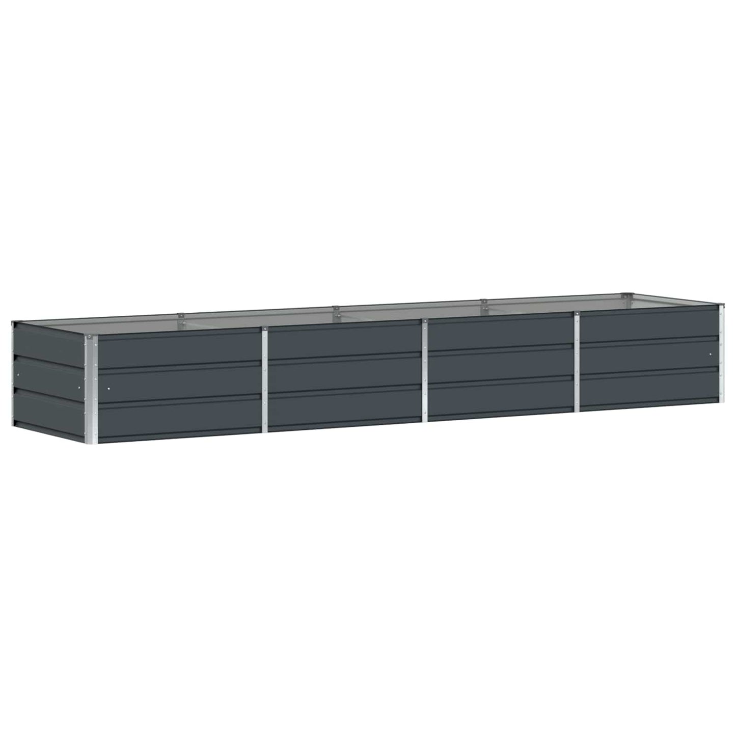 Jardinera vidaxx antracita 320 x 80 x 45 cm acero