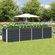 Jardinera vidaxx antracita 240 x 80 x 75 cm acero
