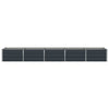 Vidaxl plantenbak antraciet 400 x 80 x 45 cm staal