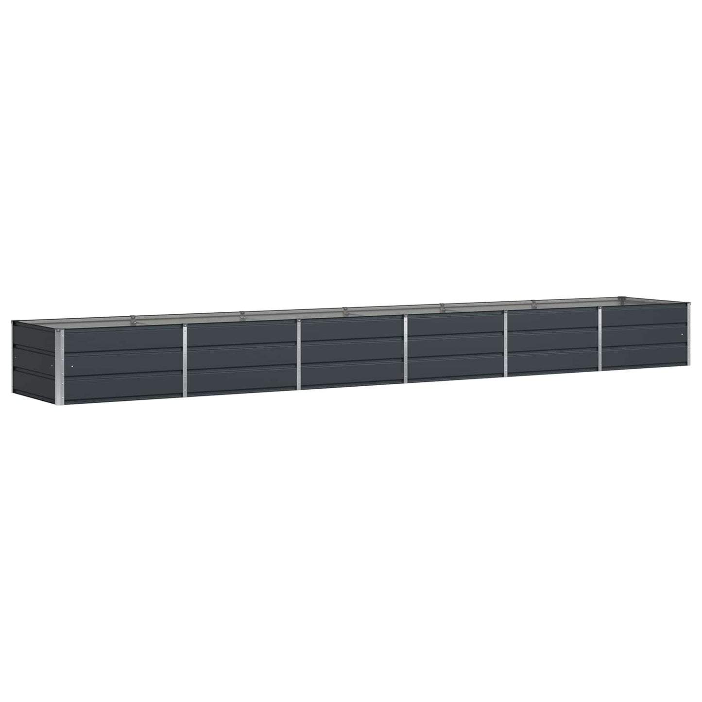 Jardinera vidaxx antracita 480 x 80 x 45 cm acero