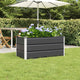 Jardinera vidaxx antracita 100 x 50 x 45 cm acero galvanizado