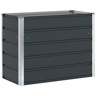 Fioriera Vidaxx antracite 480 x 50 x 45 cm in acciaio zincato