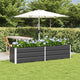 Jardinera vidaxx antracita 480 x 50 x 45 cm acero galvanizado