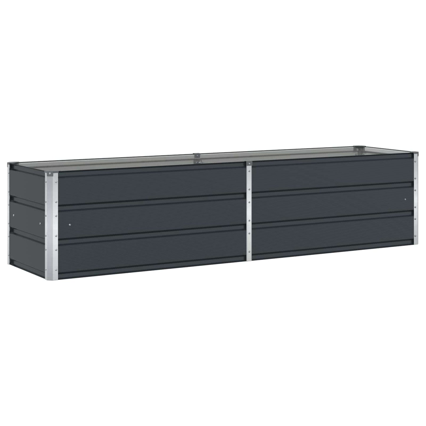 Jardinera vidaxx antracita 480 x 50 x 45 cm acero galvanizado