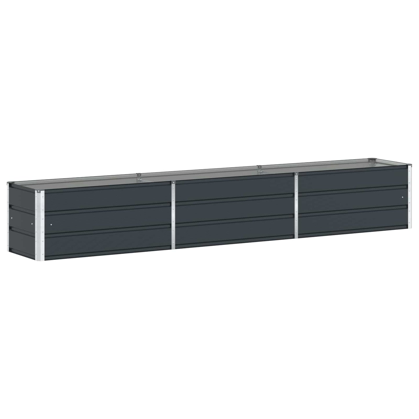 Jardinera vidaxx antracita 480 x 50 x 45 cm acero galvanizado