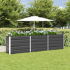 Vidaxl plantenbak antraciet 480 x 50 x 45 cm gegalvaniseerd staal