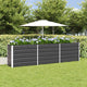 Jardinera vidaxx antracita 480 x 50 x 45 cm acero galvanizado