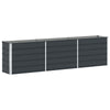 Vidaxl plantenbak antraciet 480 x 50 x 45 cm gegalvaniseerd staal