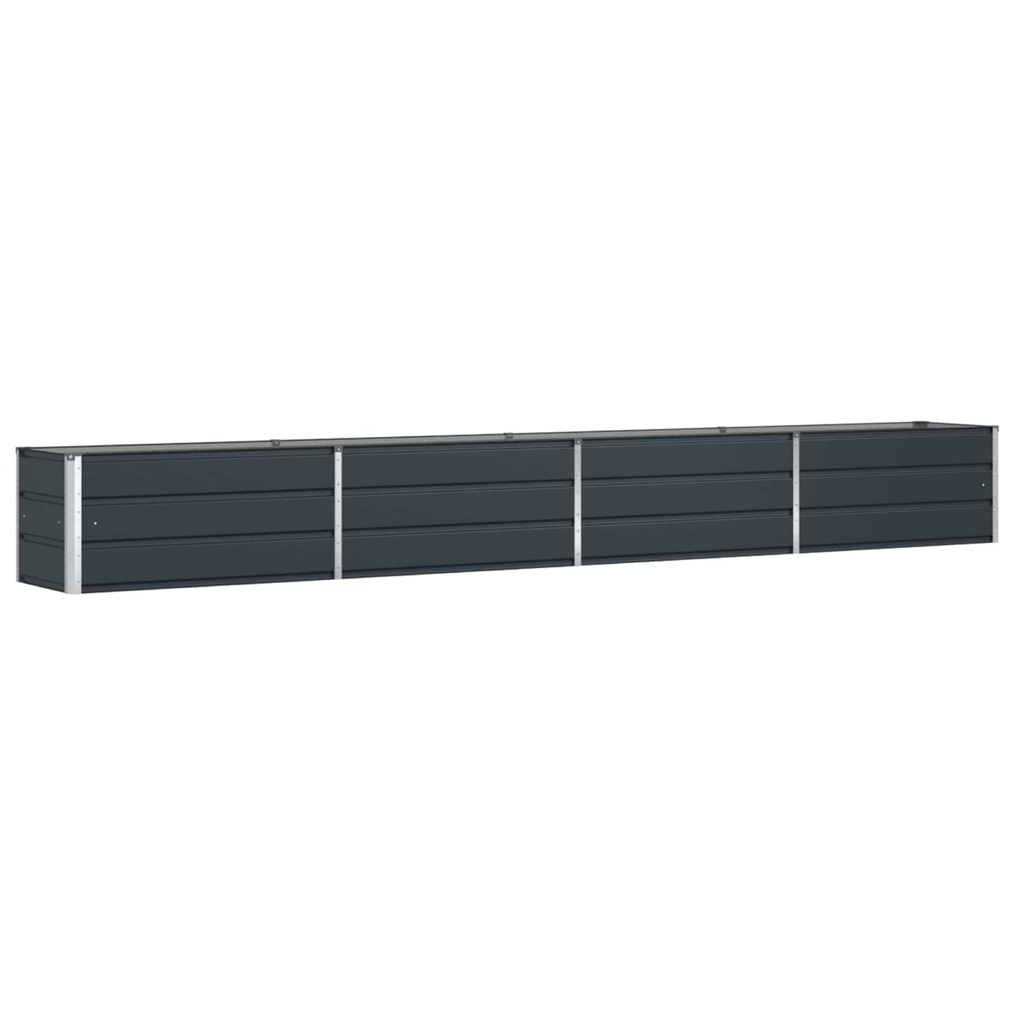Jardinera vidaxx antracita 480 x 50 x 45 cm acero galvanizado