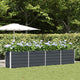 Jardinera vidaxx antracita 480 x 50 x 45 cm acero galvanizado