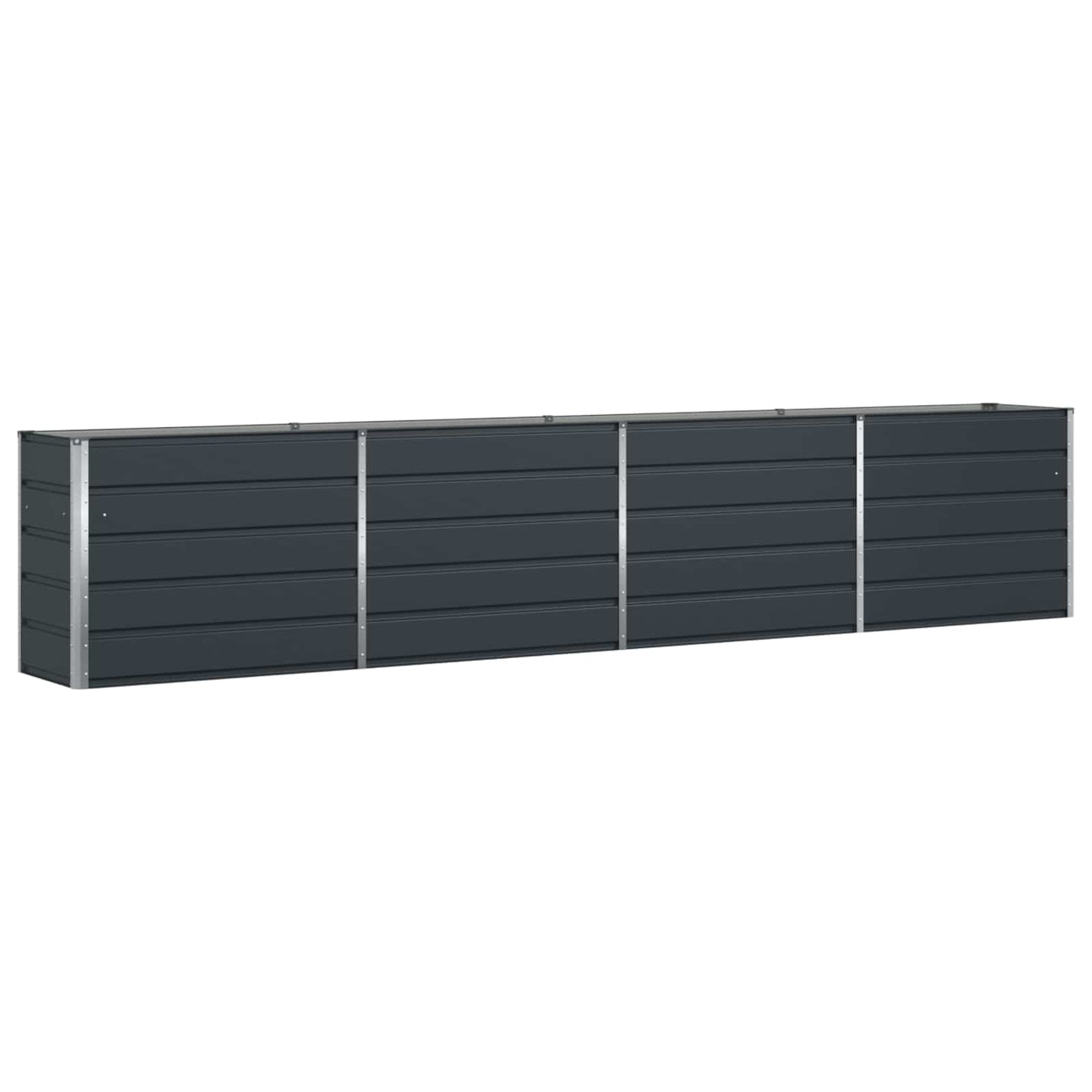 Jardinera vidaxx antracita 480 x 50 x 45 cm acero galvanizado