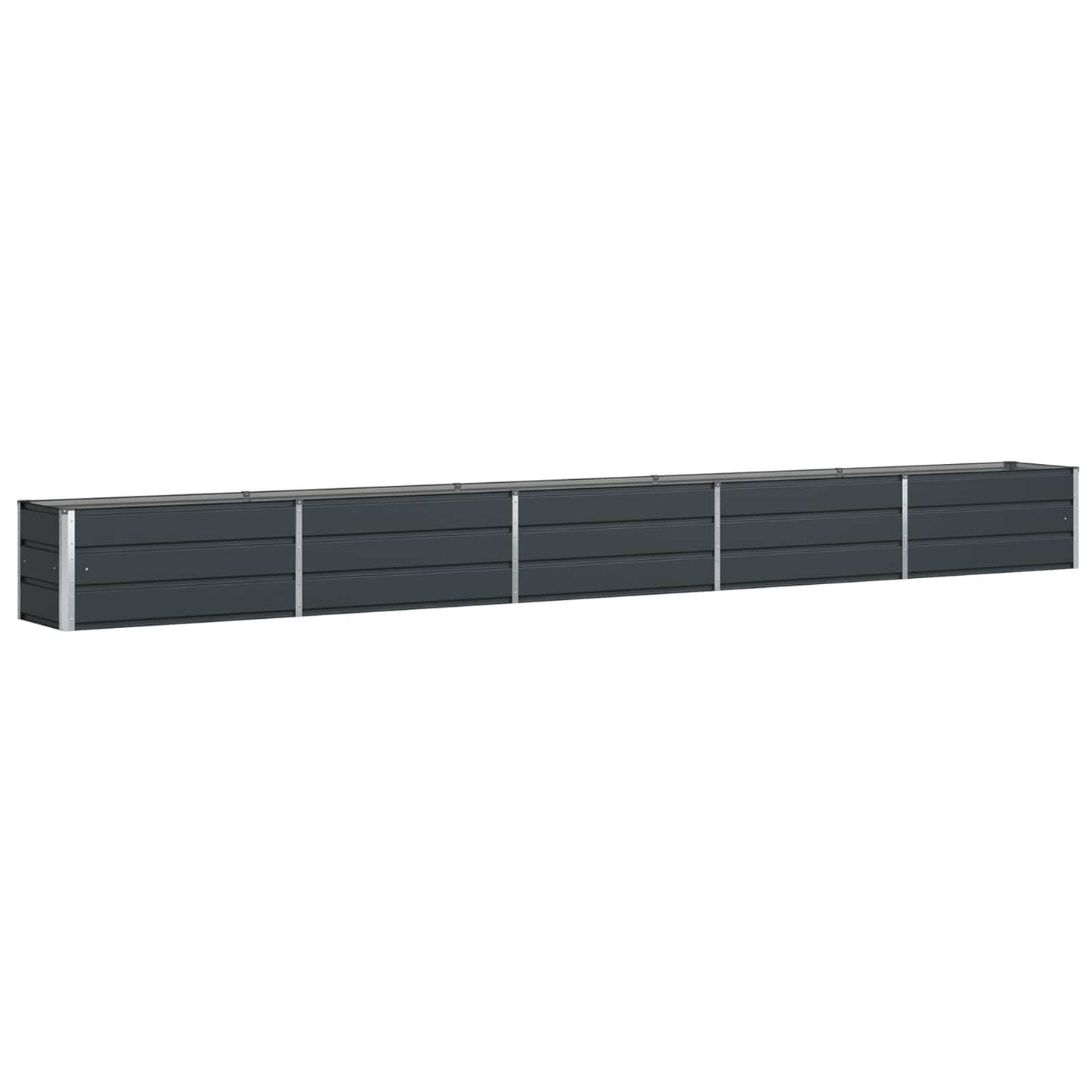 Jardinera vidaxx antracita 480 x 50 x 45 cm acero galvanizado