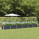 Jardinera vidaxx antracita 480 x 50 x 45 cm acero galvanizado