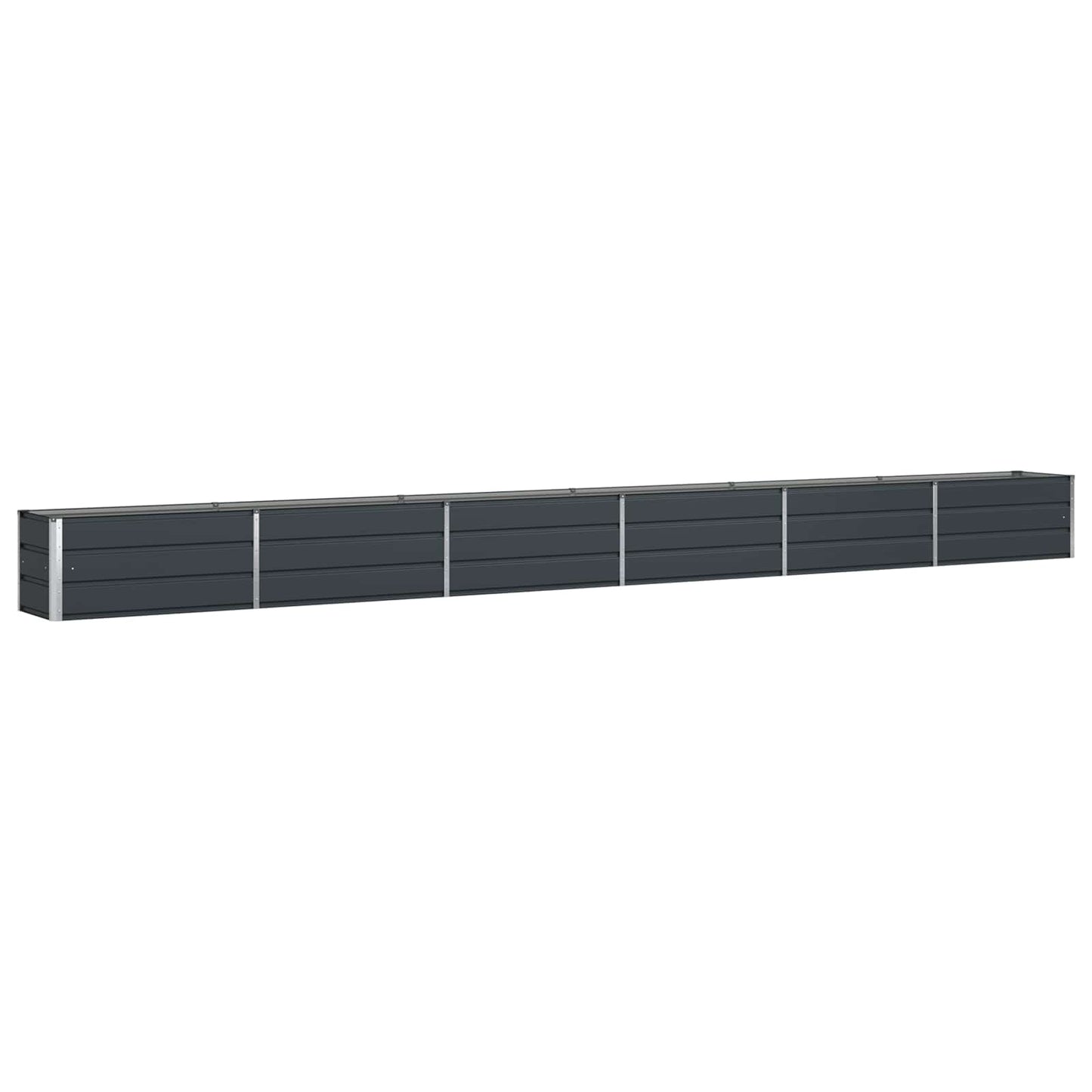Jardinera vidaxx antracita 480 x 50 x 45 cm acero galvanizado
