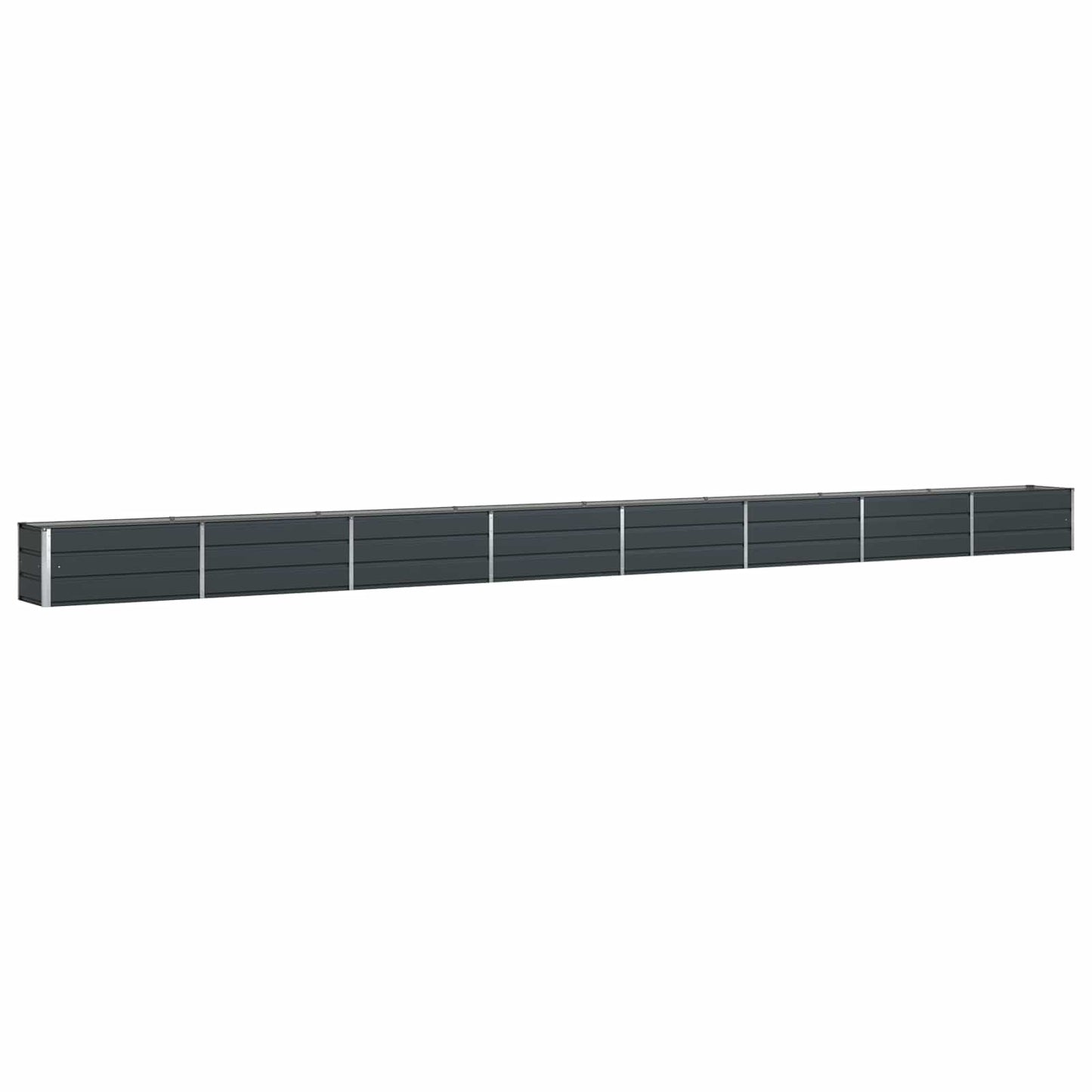 Jardinera vidaxx antracita 480 x 50 x 45 cm acero galvanizado