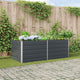 Jardinera vidaxx antracita 195 x 100 x 45 cm acero galvanizado