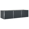 Vidaxl plantenbak antraciet 195 x 100 x 45 cm gegalvaniseerd staal